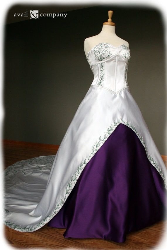 Purple Wedding Dress